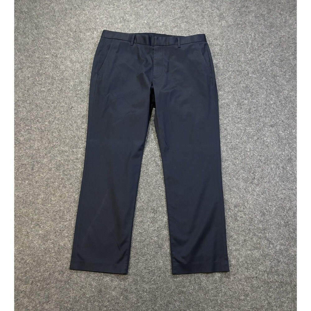 Bonobos Stretch Weekday Warrior Pants Mens 35x28 Navy Blue Slim Fit